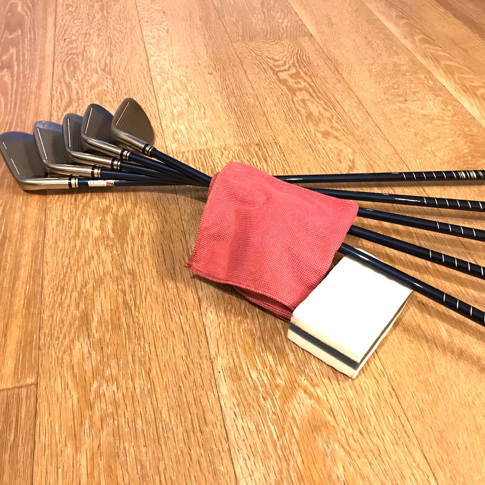 お家にあるものでゴルフクラブのお手入れをしてみた！