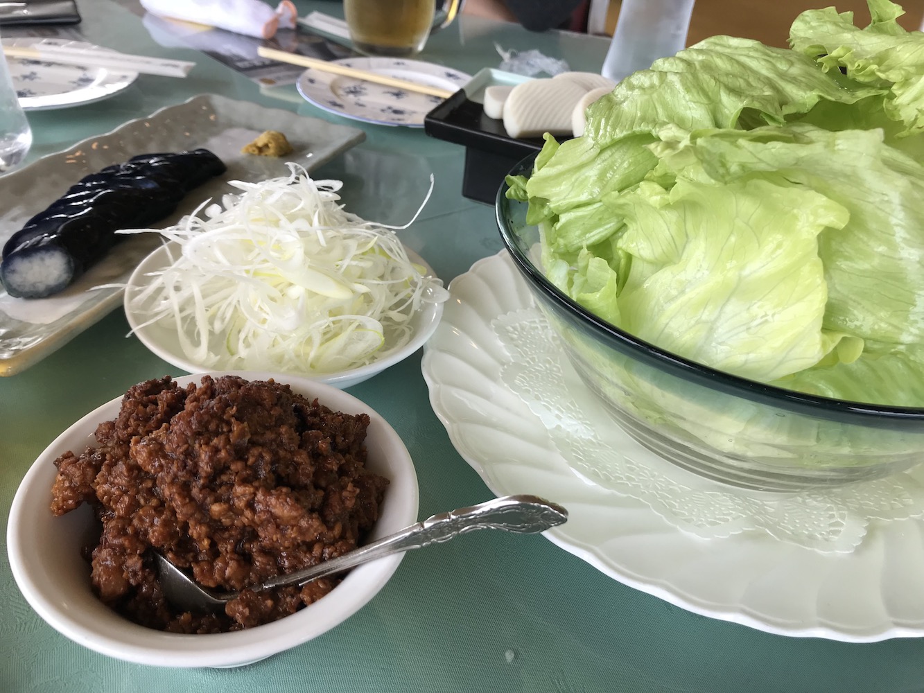 チェックレタスに足柄牛ランチタイムは、飲み会に・・・