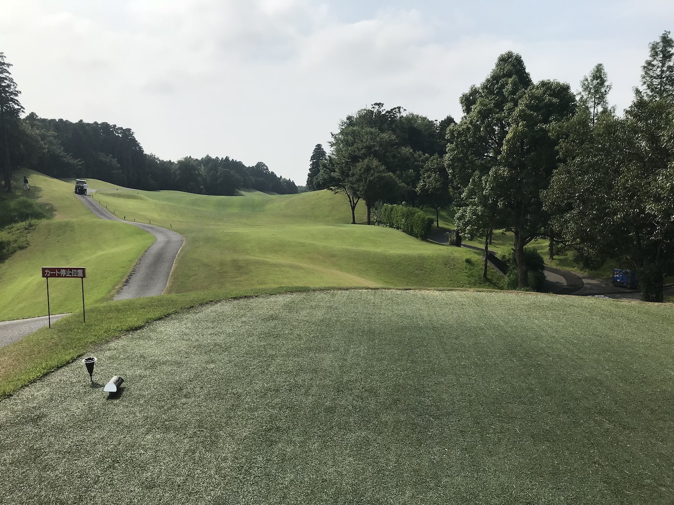 初ラウンドにご一緒してみた。
