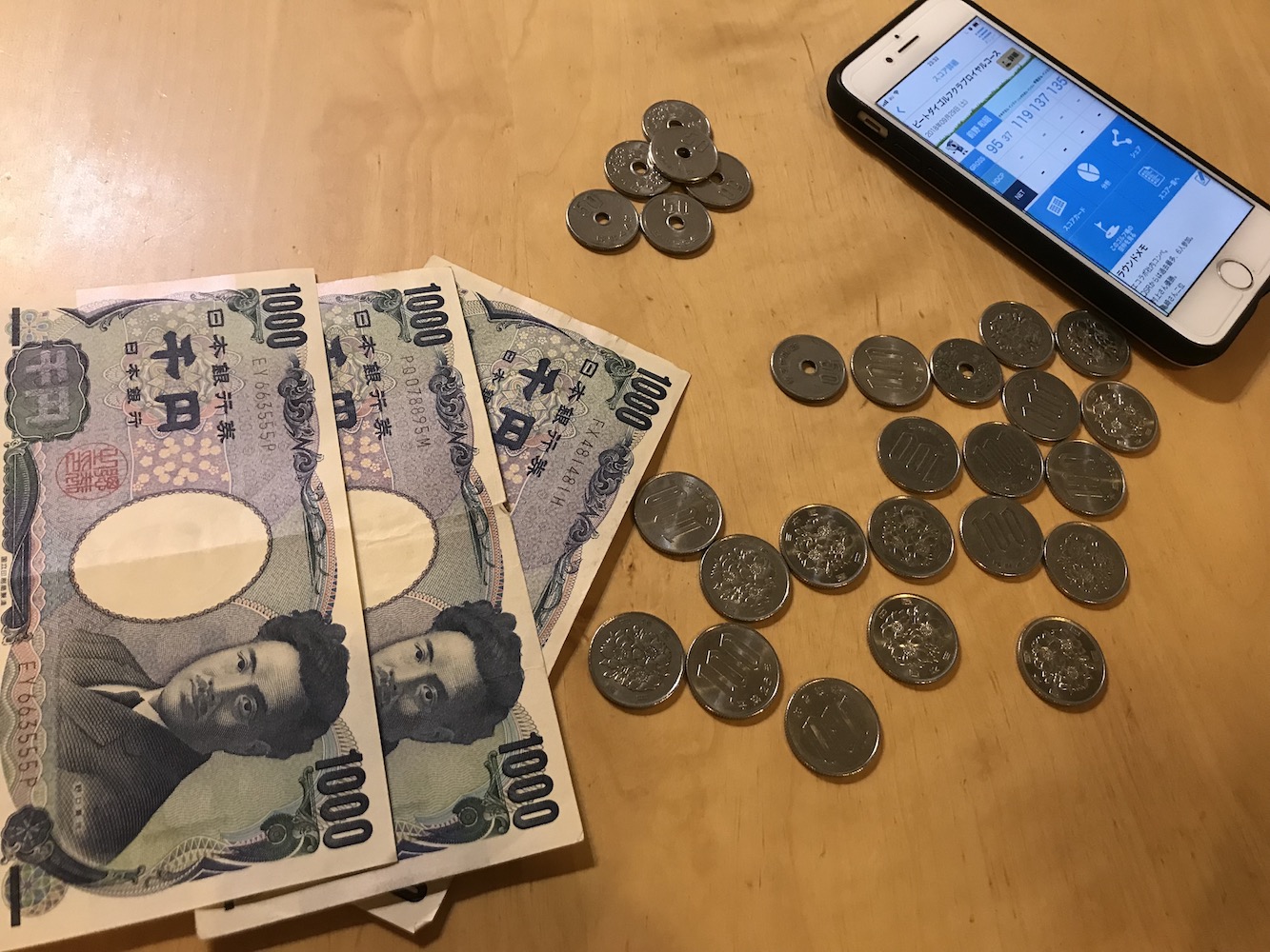 3ラウンドで2,500円。9月のゴルフ貯金