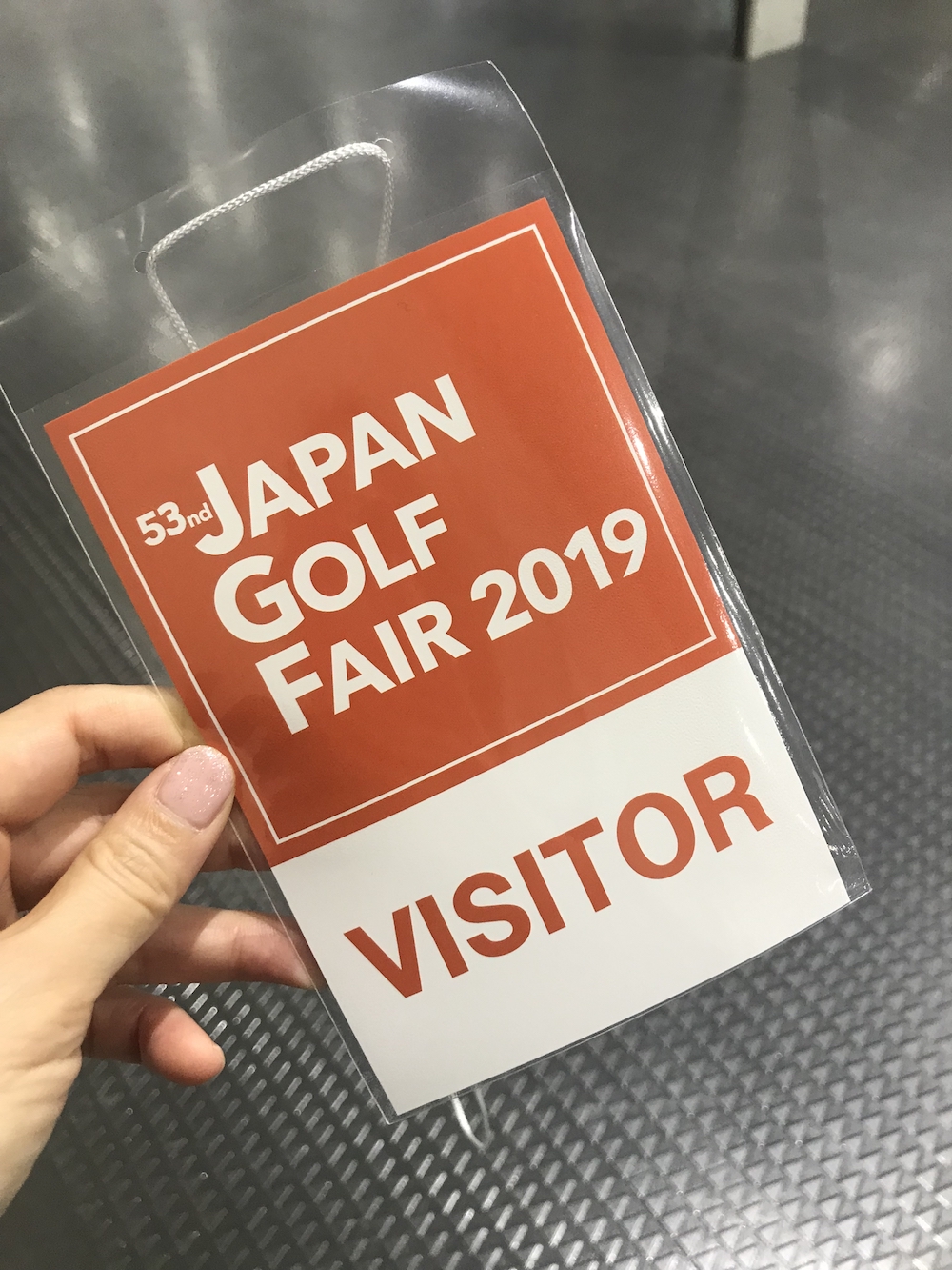 JAPAN GOLF FAIR 2019に行ってきました。