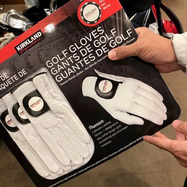 コストコで購入したゴルフ用グローブ