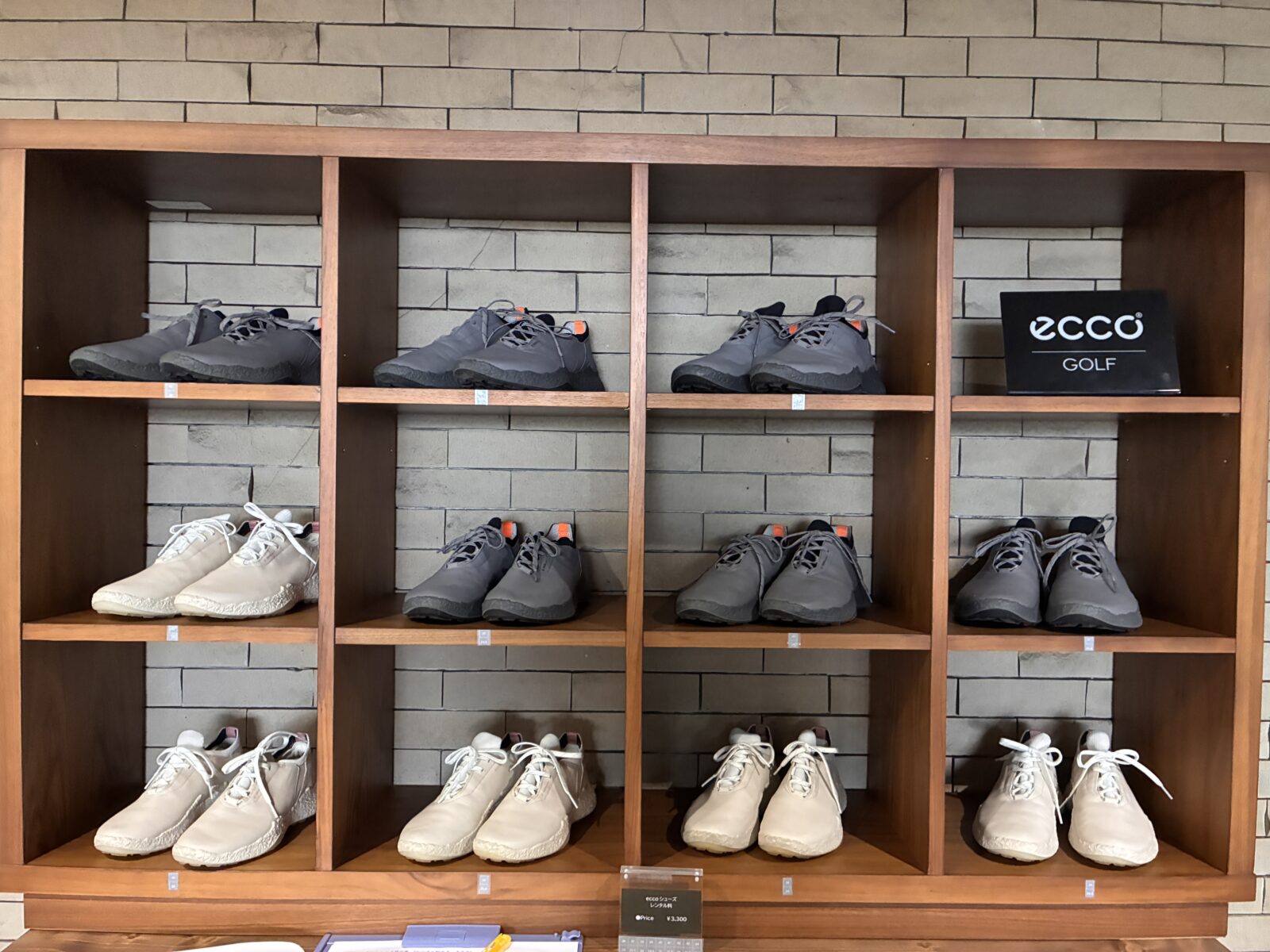 ECCOのレンタルシューズと料金案内